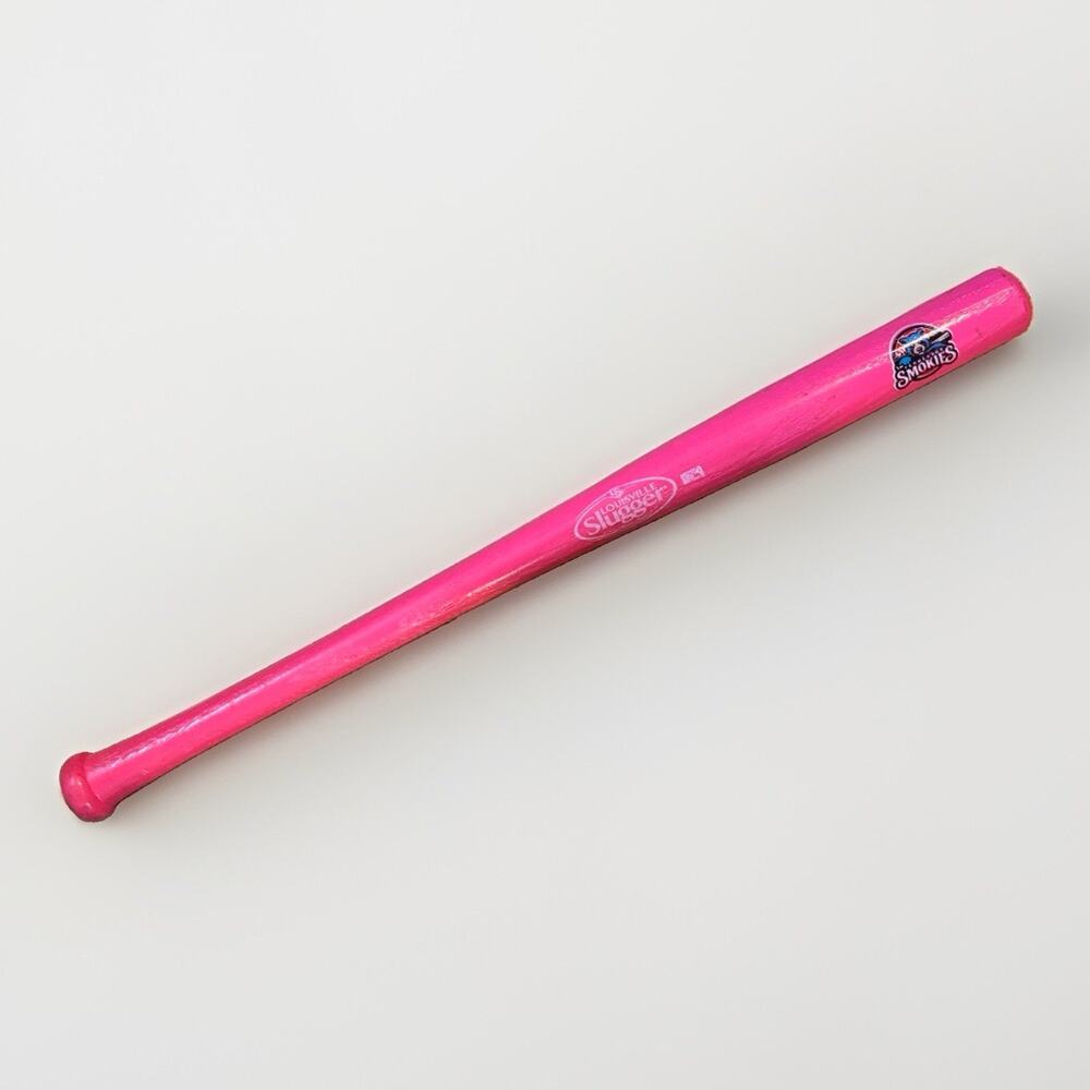 Louisville Slugger Tennessee Smokies 18" Mini Baseball Bat Pink Souvenir MiLB